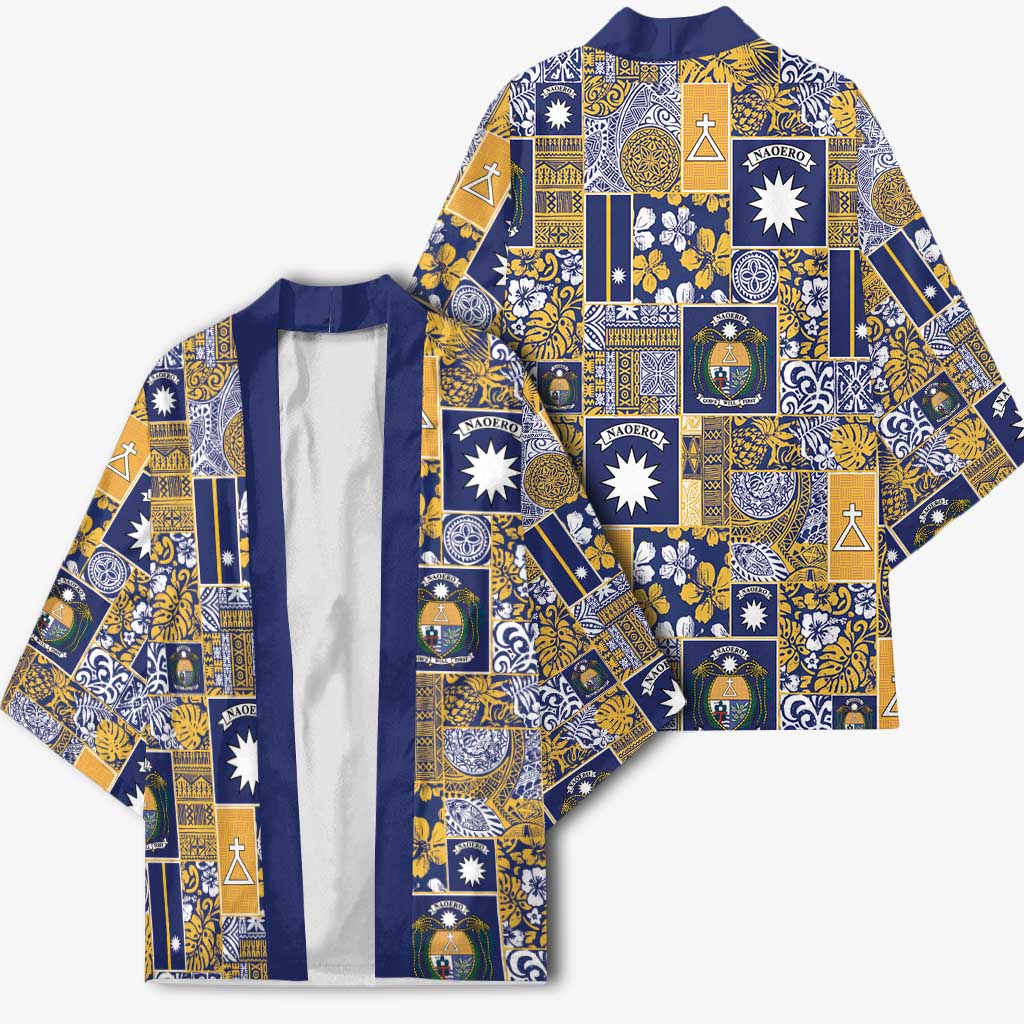 Ekamawir omo Nauru Kimono Pacific Patchwork Xmas Vibes LT9 - Polynesian Pride