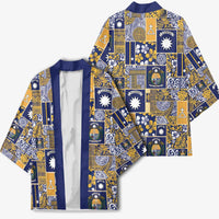 Ekamawir omo Nauru Kimono Pacific Patchwork Xmas Vibes LT9 - Polynesian Pride