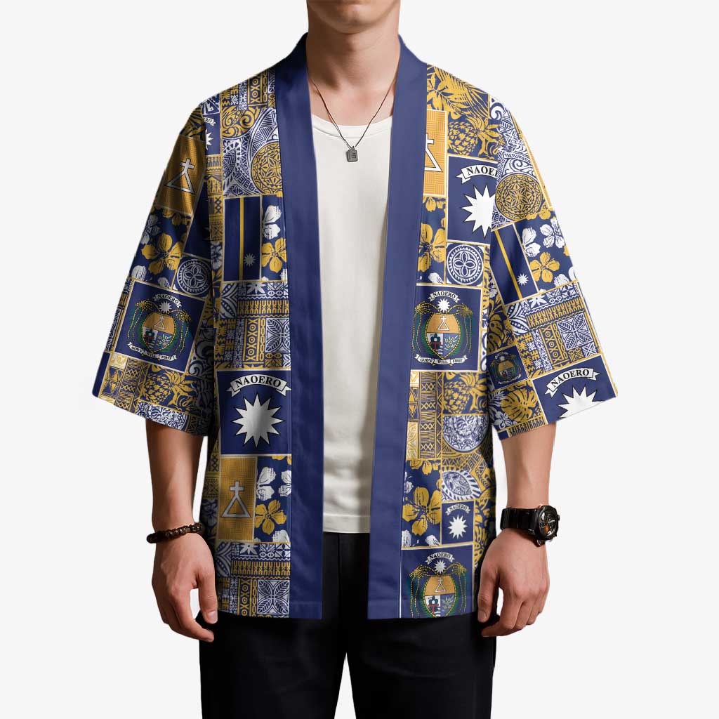 Ekamawir omo Nauru Kimono Pacific Patchwork Xmas Vibes LT9 - Polynesian Pride