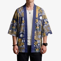 Ekamawir omo Nauru Kimono Pacific Patchwork Xmas Vibes LT9 - Polynesian Pride
