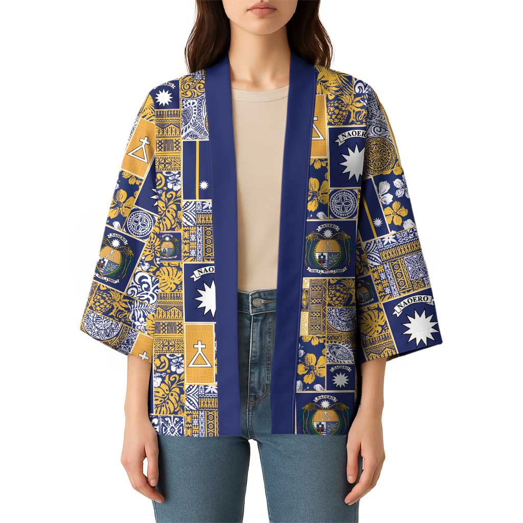 Ekamawir omo Nauru Kimono Pacific Patchwork Xmas Vibes LT9 - Polynesian Pride