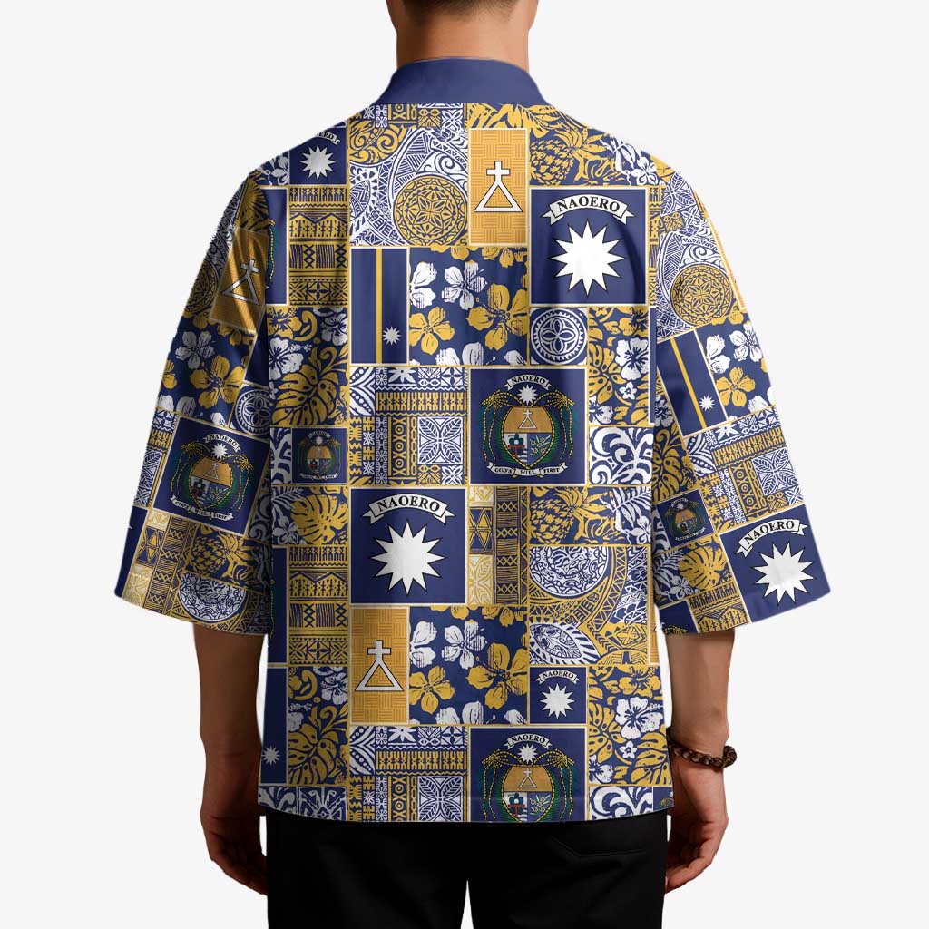 Ekamawir omo Nauru Kimono Pacific Patchwork Xmas Vibes LT9 - Polynesian Pride