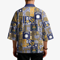 Ekamawir omo Nauru Kimono Pacific Patchwork Xmas Vibes LT9 - Polynesian Pride