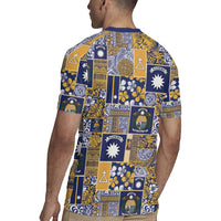 Ekamawir omo Nauru Rugby Jersey Pacific Patchwork Xmas Vibes LT9 - Polynesian Pride