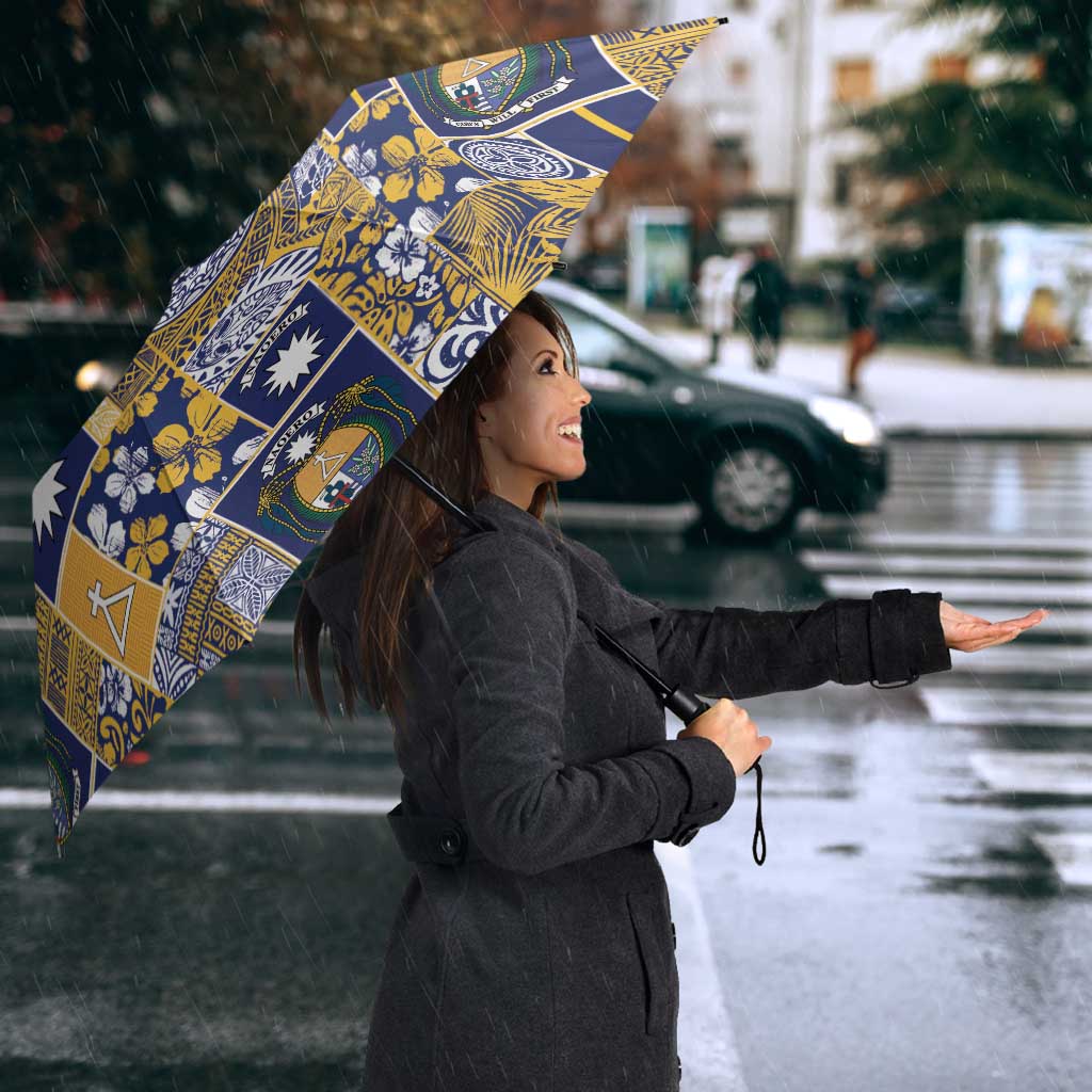 Ekamawir omo Nauru Umbrella Pacific Patchwork Xmas Vibes LT9 - Polynesian Pride