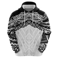 New Zealand Koru Fern Custom Hoodie Simple Taniko Motif LT9 - Polynesian Pride