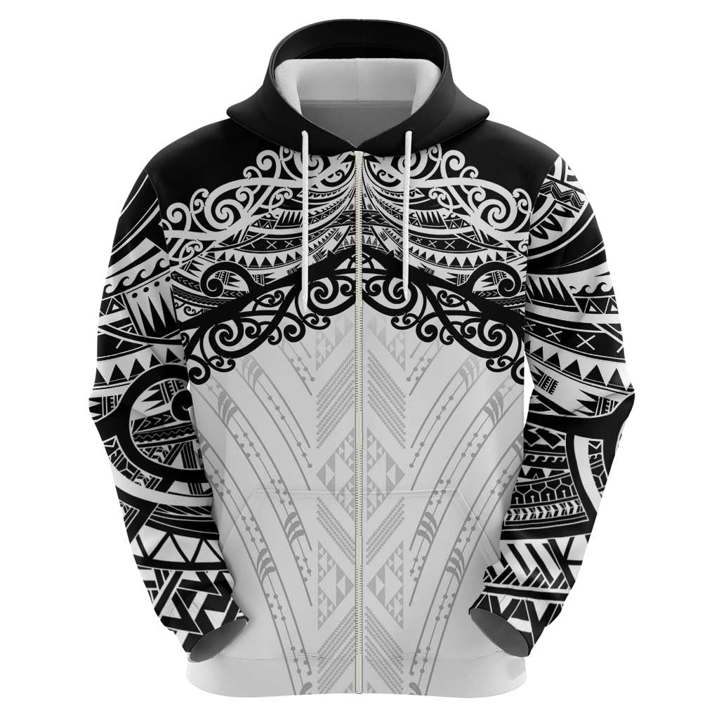 New Zealand Koru Fern Custom Hoodie Simple Taniko Motif LT9 - Polynesian Pride