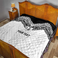 New Zealand Koru Fern Custom Quilt Simple Taniko Motif LT9 - Polynesian Pride