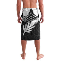New Zealand Silver Fern Lavalava Maori Koru Mixed Taniko Pattern LT9 - Polynesian Pride