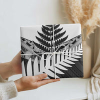 New Zealand Silver Fern Wrapping Paper Maori Koru Mixed Taniko Pattern LT9 - Polynesian Pride