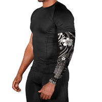 Samoa Siapo Tribal Pattern Arm Sleeves Black Polynesian Plumeria Tapa Motif LT9 - Polynesian Pride