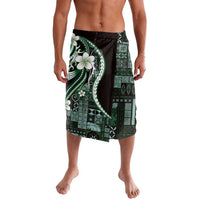 Samoa Siapo Tribal Pattern Lavalava Forest Green Polynesian Plumeria Tapa Motif LT9 Green - Polynesian Pride