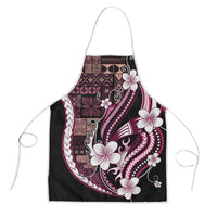 Samoa Siapo Tribal Pattern Apron Violet Polynesian Plumeria Tapa Motif LT9 Violet - Polynesian Pride