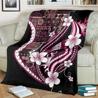 Samoa Siapo Tribal Pattern Blanket Violet Polynesian Plumeria Tapa Motif LT9 - Polynesian Pride