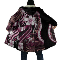 Samoa Siapo Tribal Pattern Cloak Violet Polynesian Plumeria Tapa Motif LT9 - Polynesian Pride
