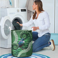 Tui Bird Koru Silver Fern Aotearoa Laundry Basket LT9 - Polynesian Pride