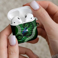Tui Bird Koru Silver Fern Aotearoa AirPods Case LT9 - Polynesian Pride