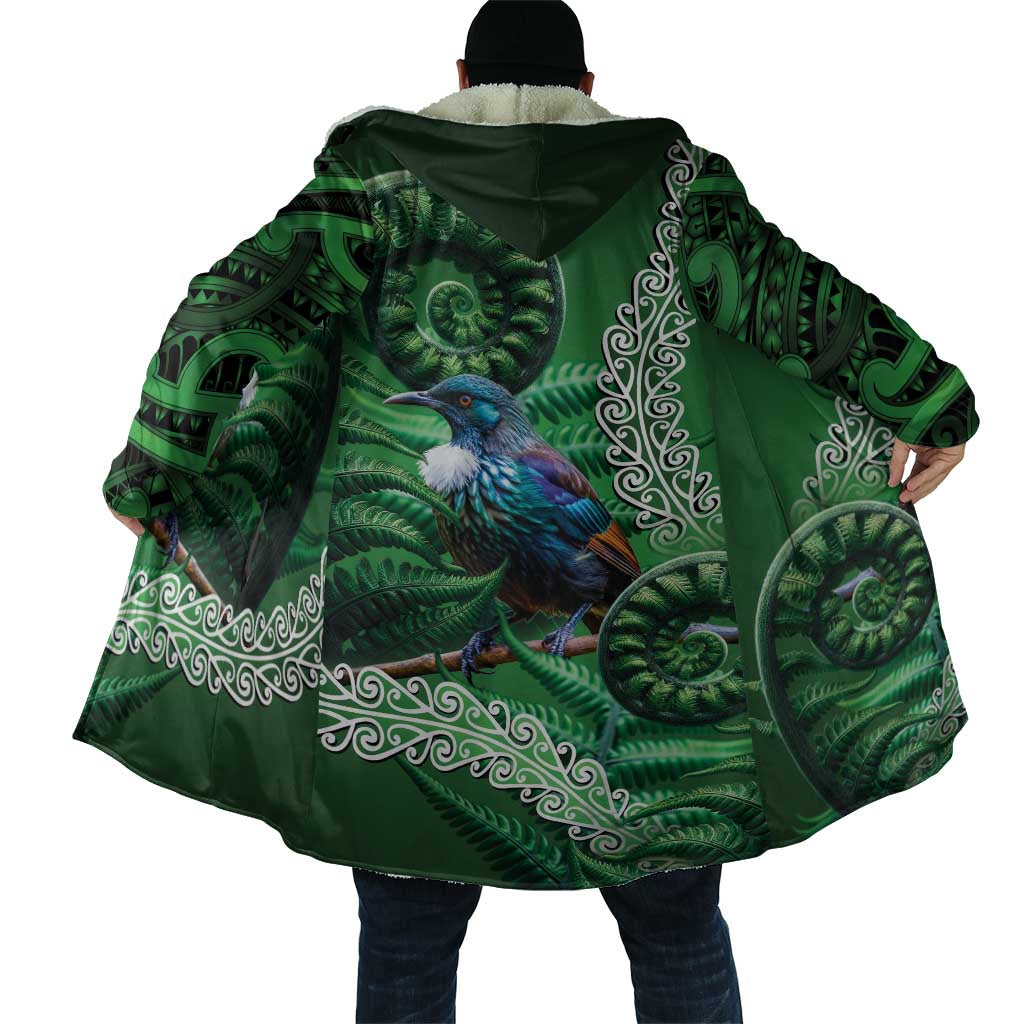 Tui Bird Koru Silver Fern Aotearoa Cloak LT9 - Polynesian Pride