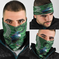 Tui Bird Koru Silver Fern Aotearoa Neck Gaiter LT9 - Polynesian Pride