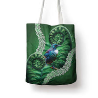 Tui Bird Koru Silver Fern Aotearoa Tote Bag LT9 - Polynesian Pride