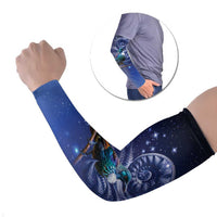 Tui Bird Matariki Galaxy Arm Sleeves Koru Silver Fern Aotearoa LT9 Set of 2 Galaxy - Polynesian Pride