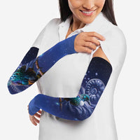 Tui Bird Matariki Galaxy Arm Sleeves Koru Silver Fern Aotearoa LT9 - Polynesian Pride