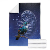 Tui Bird Matariki Galaxy Blanket Koru Silver Fern Aotearoa LT9 - Polynesian Pride