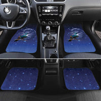 Tui Bird Matariki Galaxy Car Mats Koru Silver Fern Aotearoa LT9 Set 4pcs Galaxy - Polynesian Pride
