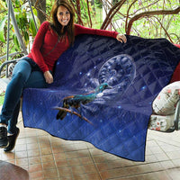 Tui Bird Matariki Galaxy Quilt Koru Silver Fern Aotearoa LT9 - Polynesian Pride