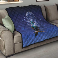 Tui Bird Matariki Galaxy Quilt Koru Silver Fern Aotearoa LT9 - Polynesian Pride