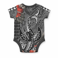 Hawaii Hammerhead Shark Baby Onesie Polynesian Vintage Vibes LT9 - Polynesian Pride