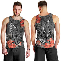 Personalised Hawaii Hammerhead Shark Men Tank Top Polynesian Vintage Vibes LT9 - Polynesian Pride