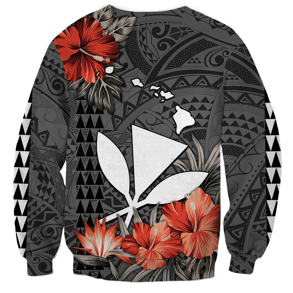 Personalised Hawaii Kanaka Maoli Sweatshirt Polynesian Vintage Vibes LT9 - Polynesian Pride