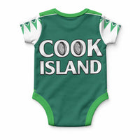 Polynesian Pride Cook Islands Rugby Baby Onesie No1 LT9 - Polynesian Pride