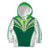 Polynesian Pride Cook Islands Rugby Kid Hoodie No1 LT9 Hoodie Green - Polynesian Pride