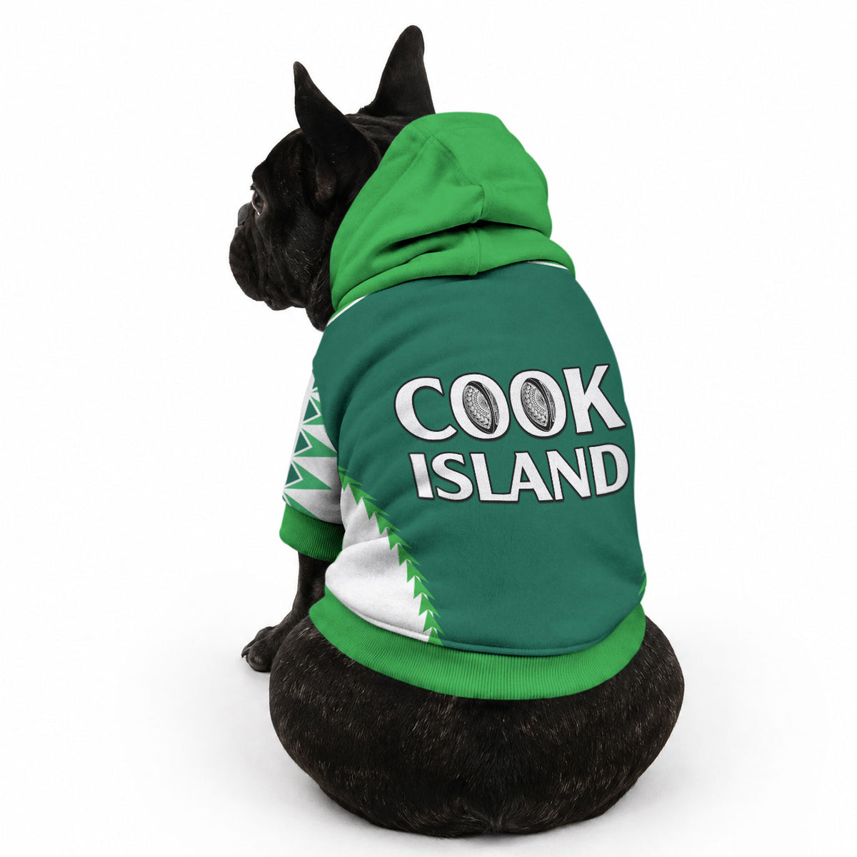 Polynesian Pride Cook Islands Rugby Pet Hoodie No1 LT9 - Polynesian Pride