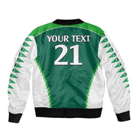 Personalised Polynesian Pride Cook Islands Rugby Bomber Jacket No1 LT9 - Polynesian Pride