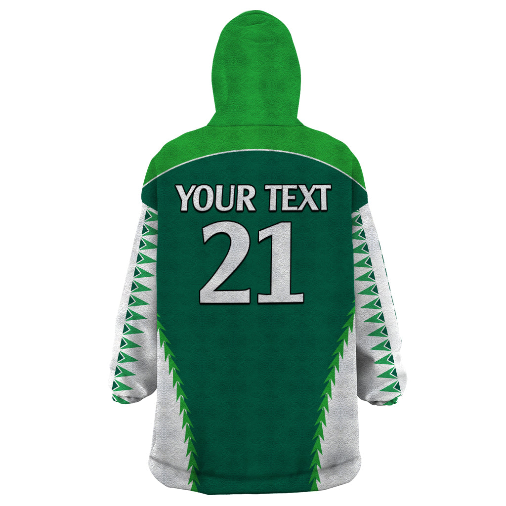 Personalised Polynesian Pride Cook Islands Rugby Wearable Blanket Hoodie No1 LT9 - Polynesian Pride