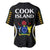 Polynesian Pride Cook Islands Baseball Jersey Tribal Wave Style LT9 - Polynesian Pride