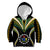 Polynesian Pride Cook Islands Kid Hoodie Tribal Wave Style LT9 Hoodie Black - Polynesian Pride