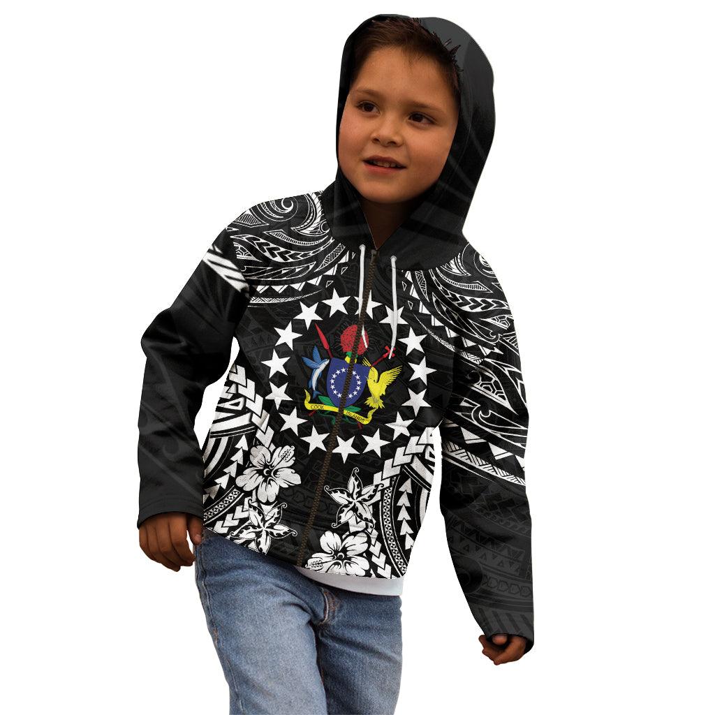 Cook Islands Ra o te Ui Ariki Est 1967 Kid Hoodie LT9 - Polynesian Pride