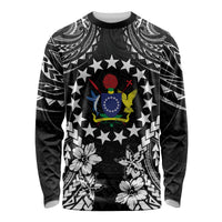 Cook Islands Ra o te Ui Ariki Est 1967 Long Sleeve Shirt LT9 Unisex Black - Polynesian Pride
