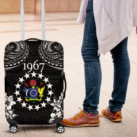 Cook Islands Ra o te Ui Ariki Est 1967 Luggage Cover LT9 Black - Polynesian Pride