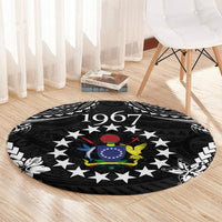 Cook Islands Ra o te Ui Ariki Est 1967 Round Carpet LT9 - Polynesian Pride