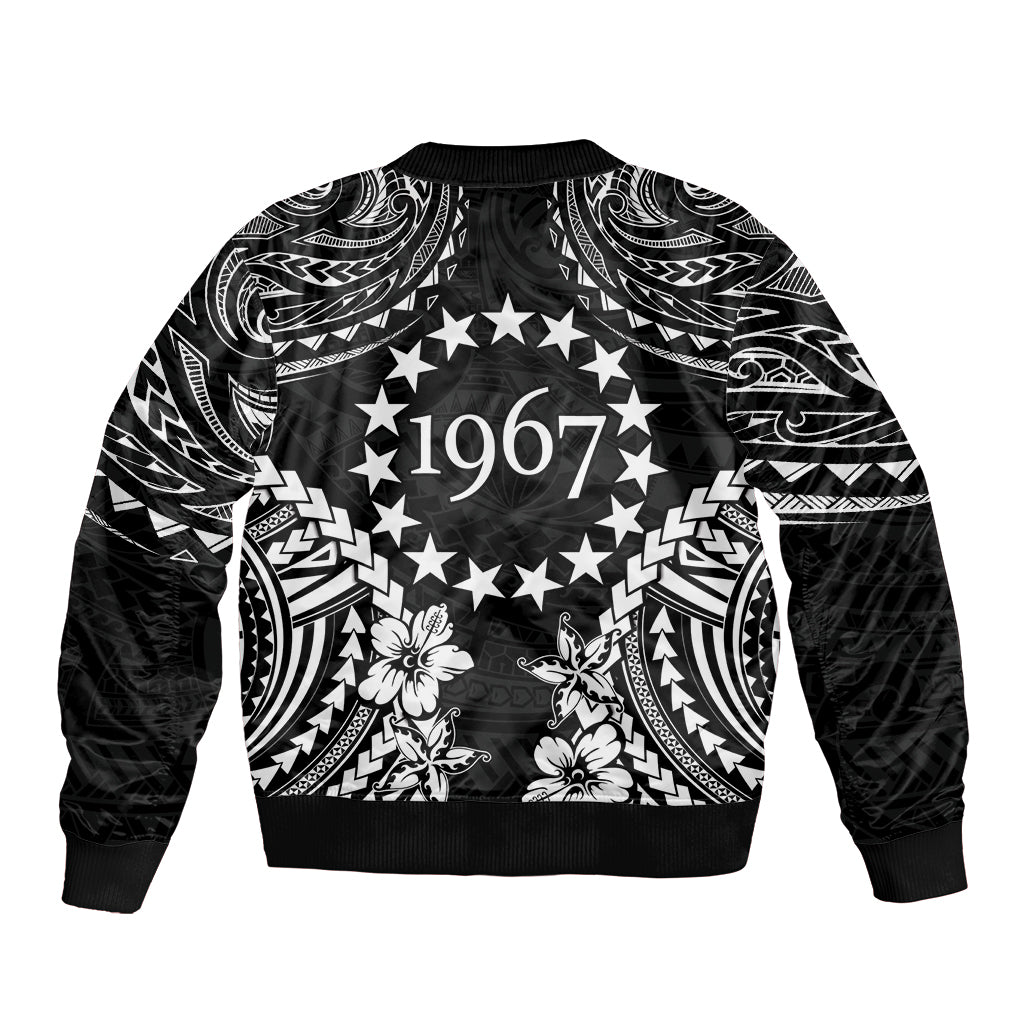 Cook Islands Ra o te Ui Ariki Est 1967 Sleeve Zip Bomber Jacket LT9 - Polynesian Pride