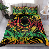 Cook Islands 15 Stars Bedding Set Kuki Airani Polynesian Tribal Wave Tattoo LT9 - Polynesian Pride