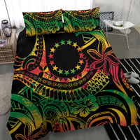 Cook Islands 15 Stars Bedding Set Kuki Airani Polynesian Tribal Wave Tattoo LT9 - Polynesian Pride