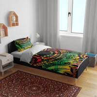 Cook Islands 15 Stars Bedding Set Kuki Airani Polynesian Tribal Wave Tattoo LT9 - Polynesian Pride