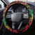 Cook Islands 15 Stars Steering Wheel Cover Kuki Airani Polynesian Tribal Wave Tattoo