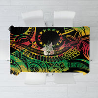 Cook Islands 15 Stars Tablecloth Kuki Airani Polynesian Tribal Wave Tattoo LT9 Reggae - Polynesian Pride